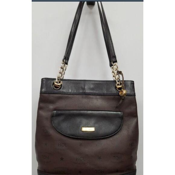 HCL LEATHER XL BROWN LEATHER SATCHEL BAG. MADE IN GERMANY - Picture 1 of 11